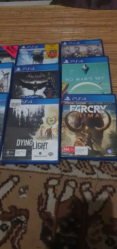 Setik sony 2  dan kaset Ps 4 10 jual borong
