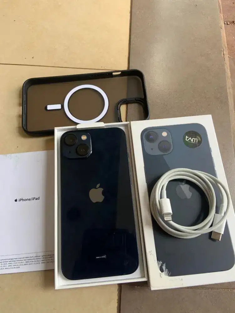 Iphone 13/128 fullset baru 2 bln bh 100