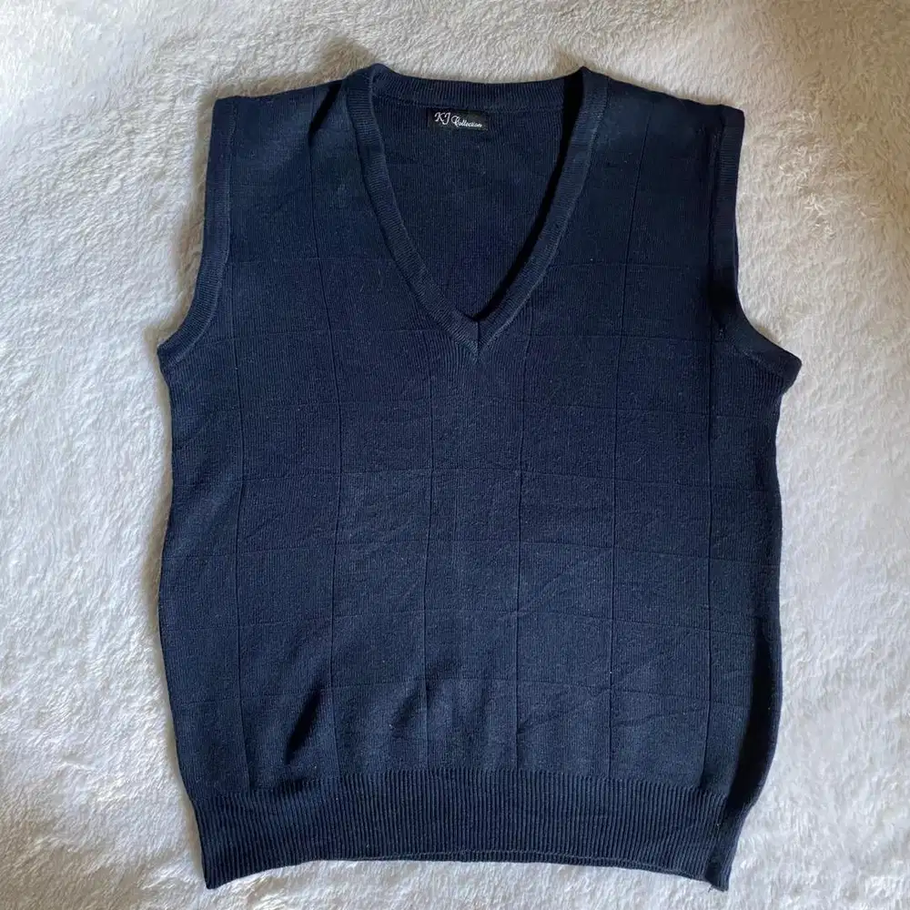 Vest Unisex Biru Navy