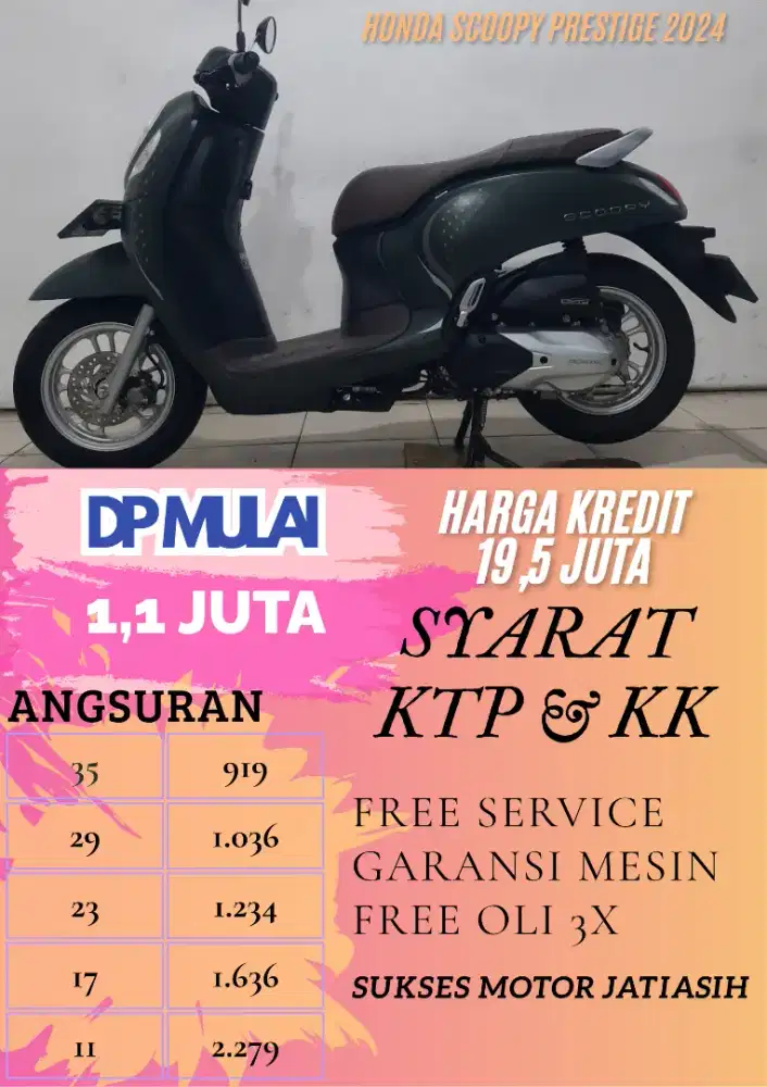 HONDA SCOOPY PRESTIGE 2024