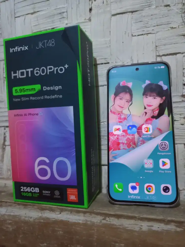 Infinix hot 60 pro+ ram 8+8/256 Gb fullset mulus like new