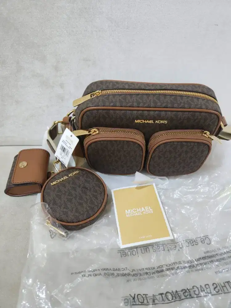 Tas MK michael kors jetset medium pocket authentic