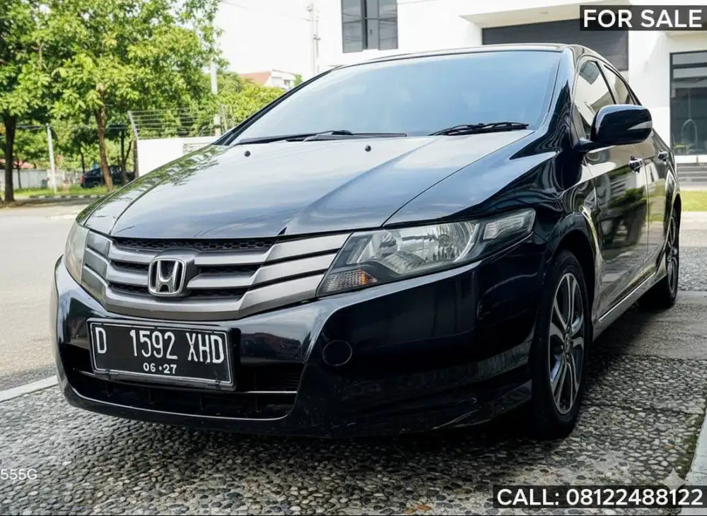Honda City E VTEC AT RS thn 2009/2010 black pajak isi bs kredit