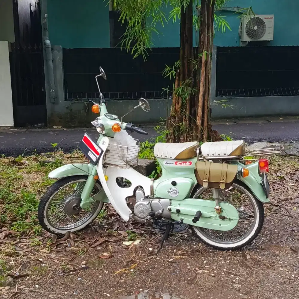 Jual motor Honda C70 tahun 1986 siap pakai
