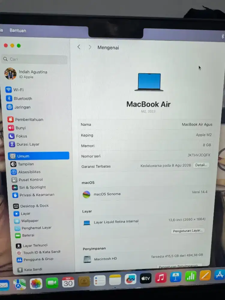 macbook air m2 13