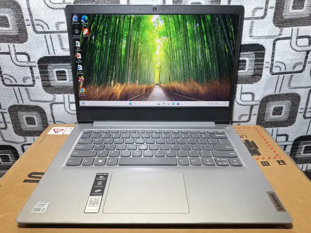 Laptop Lenovo ideapad slim 3 Core i3 gen 10 SSD windows 11 slim bazel
