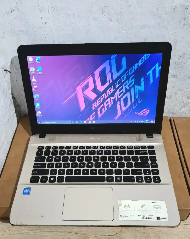Asus X441NA Intel N3350 Ram 4GB SSD 128 Cocok Untuk Kantoran Kerja