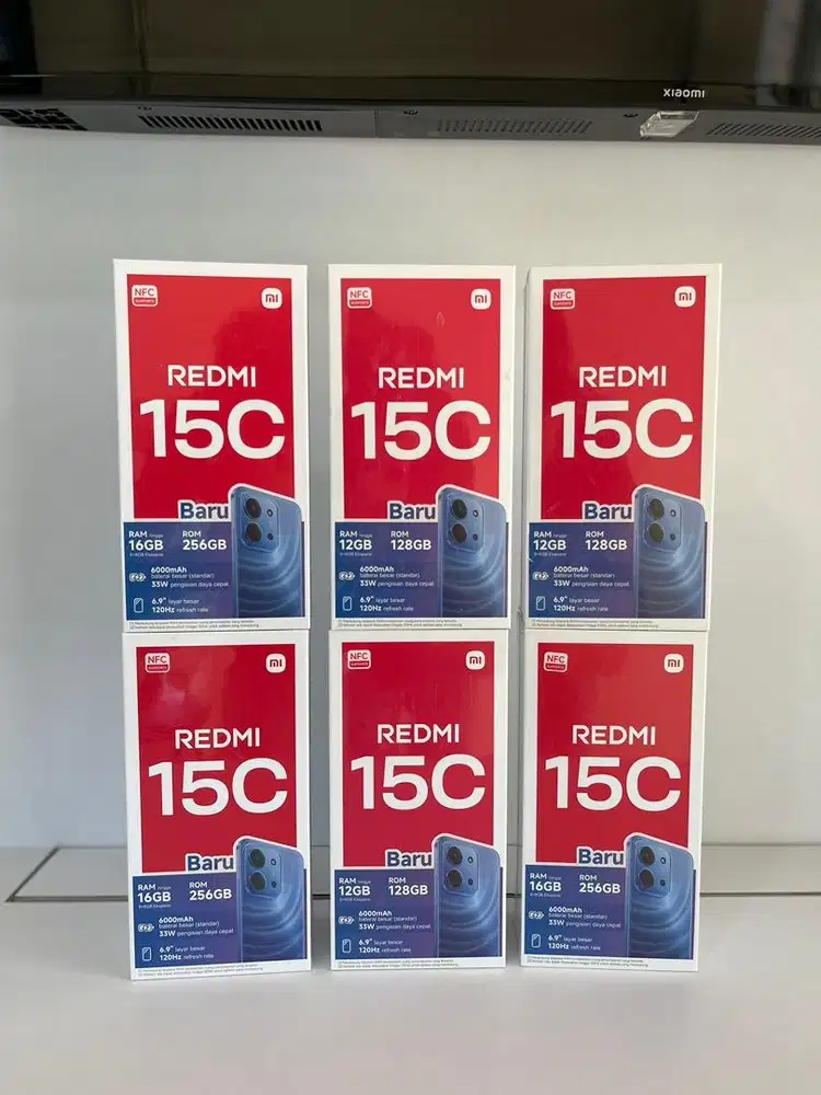 PROMO REDMI 15C RAM 6/128 & RAM 8/256 BARU,SEGEL,BERGARANSI