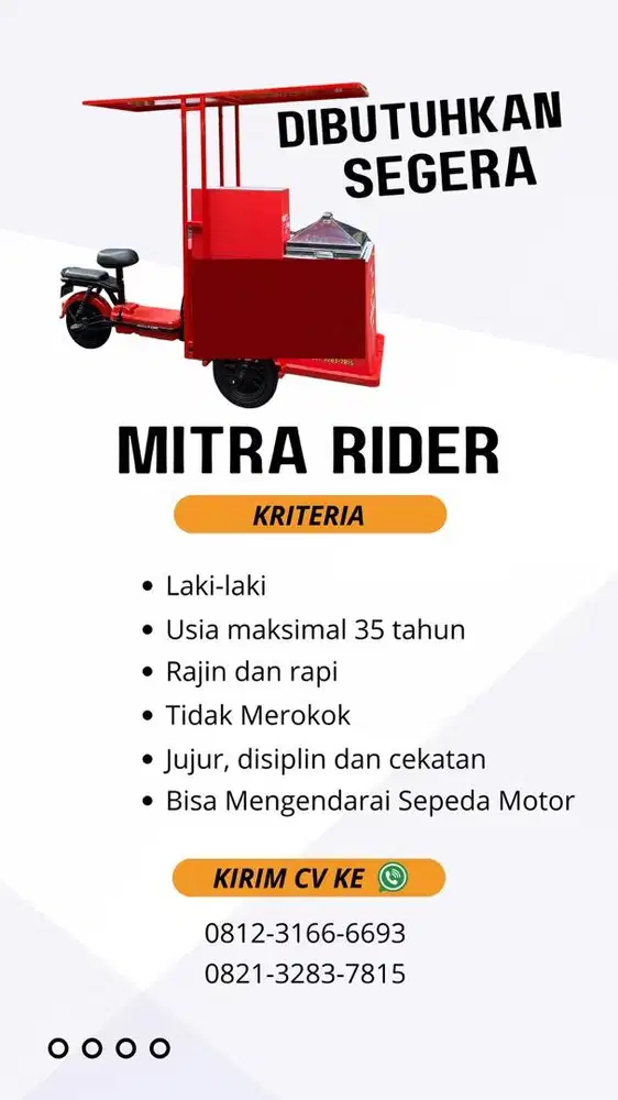 Lowongan Pekerjaan jaga stand makanan
