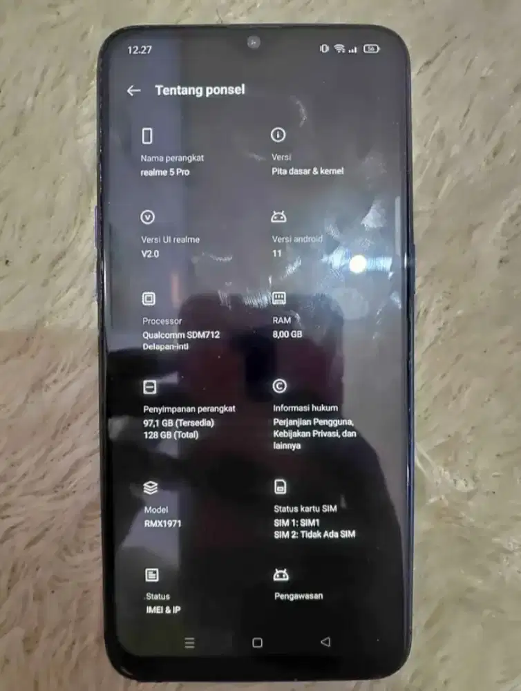 BU REALME 5 PRO 8+3/128