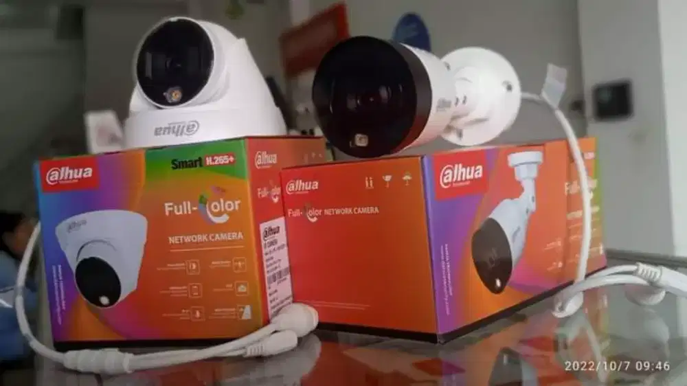 Cctv dahua full color gelap tetap berwarna
