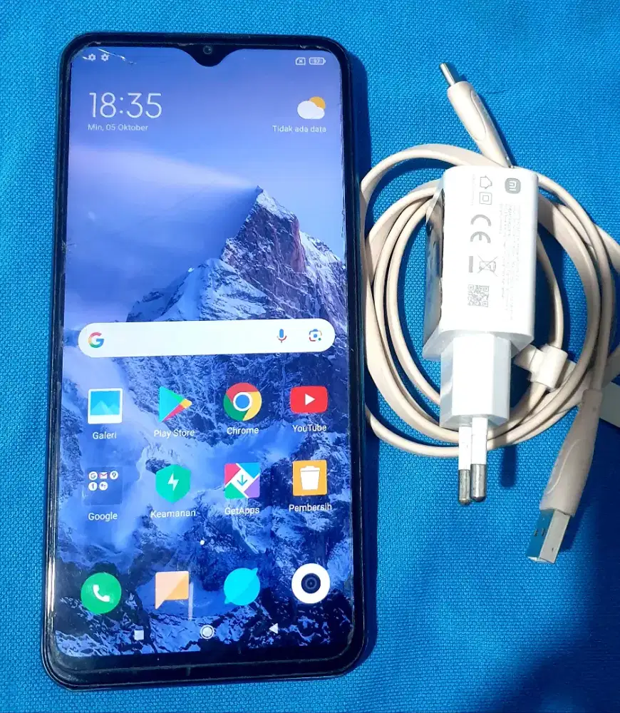 Redmi 9 (4/64) unit + charger