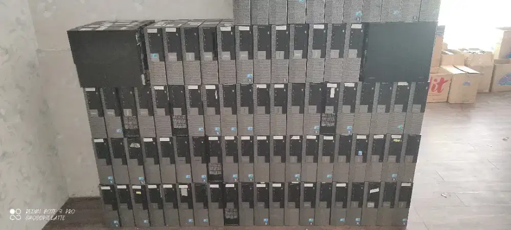 CPU merek DELL lenovo dan HP bekas kantor 206 unit