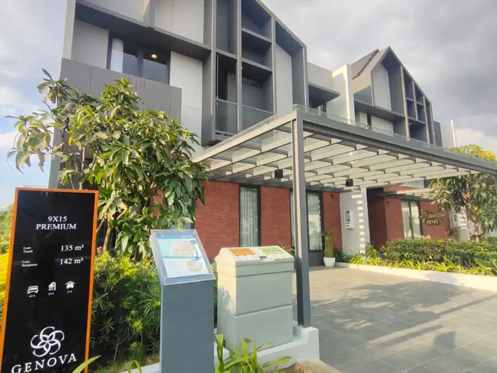 RUMAH SUMMARECON BANDUNG,NEW DESIGN GENOVA MEWAH FASILITAS SETARA HOTEL BINTANG 5