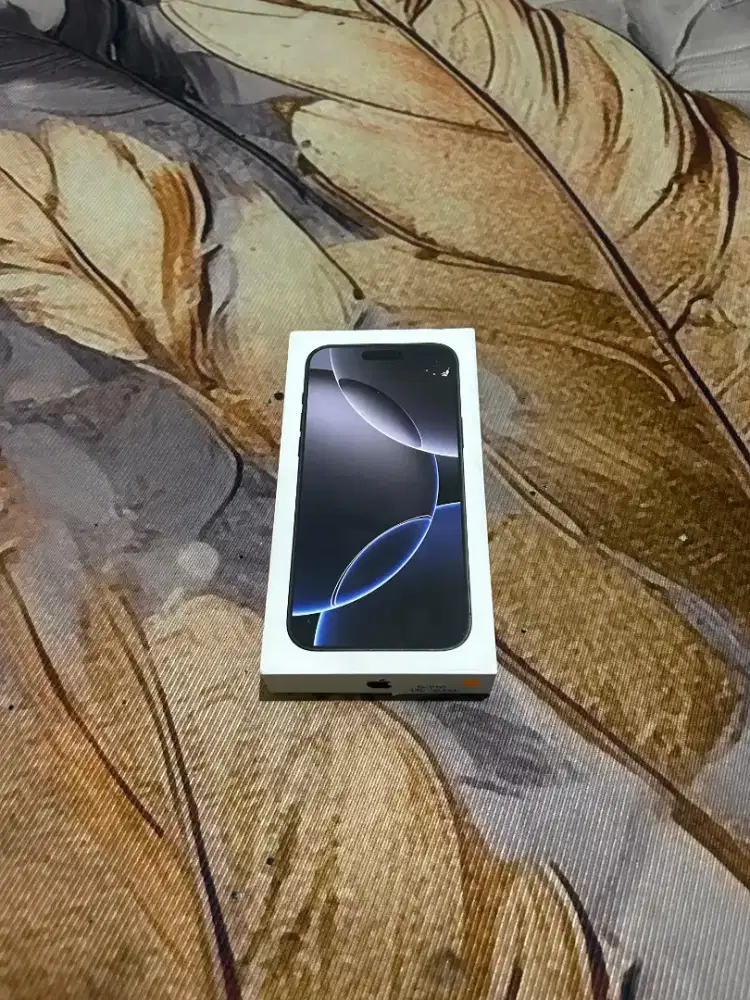 IPhone 16 pro max 256 gb ibox baru/segel box new, black titanium