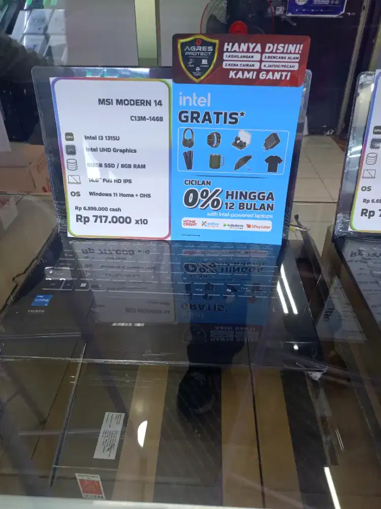 Cicilan tanpa kartu kredit laptop MSI