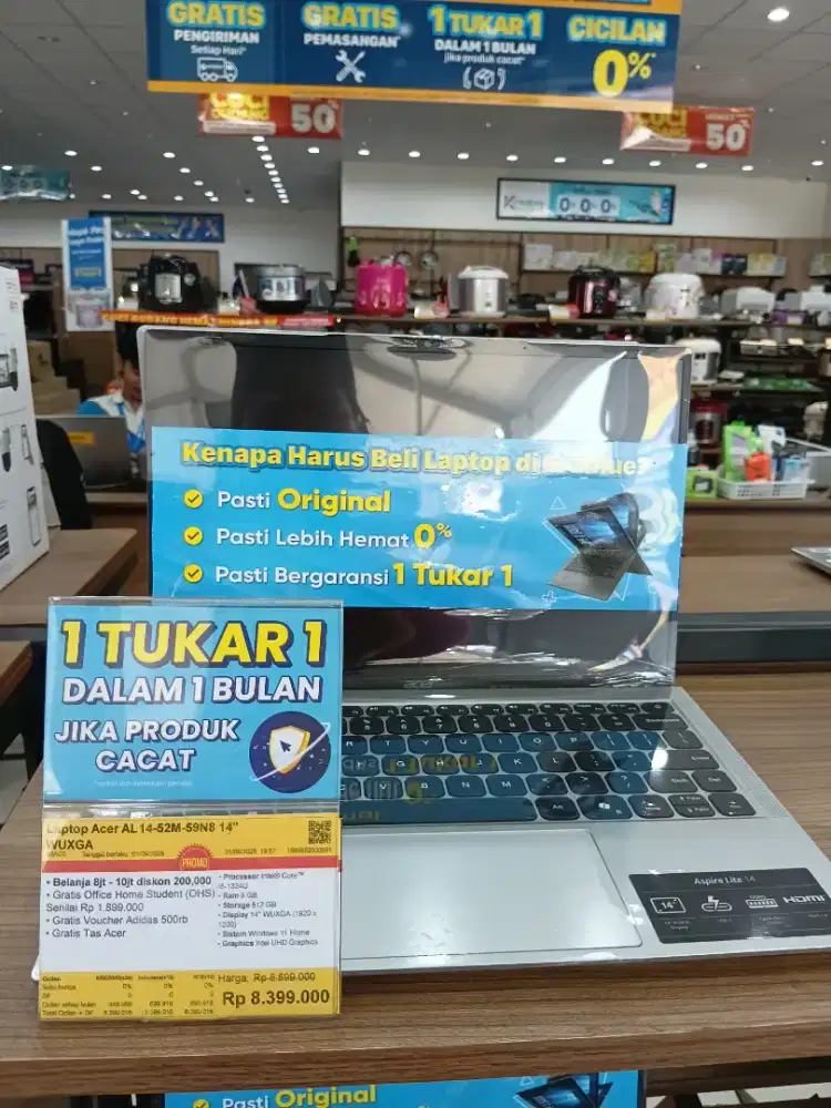Cicilan Laptop Pakai Aeon Fast
