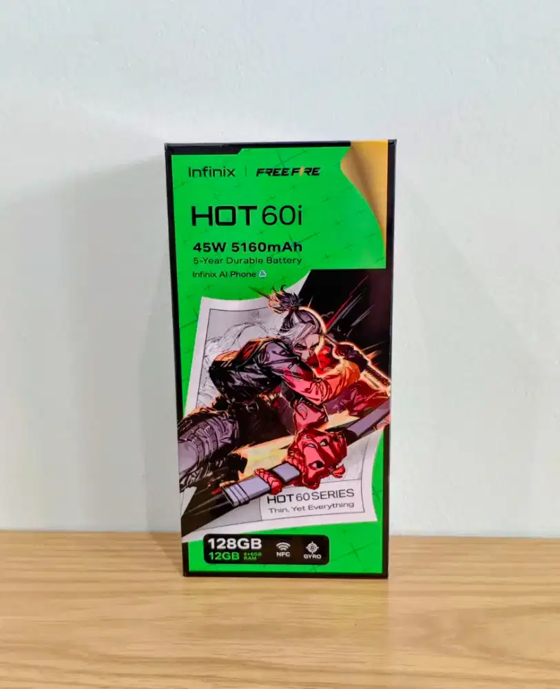 INFINIX Hot 60i Ram 6/128 Baru segel dan Bergaransi Resmi