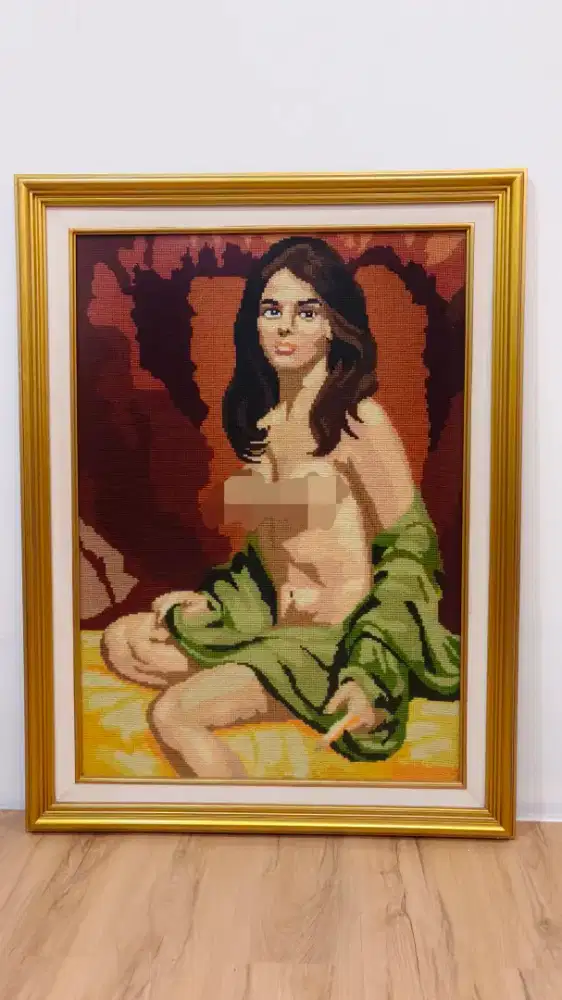 Sulaman tangan foto wanita