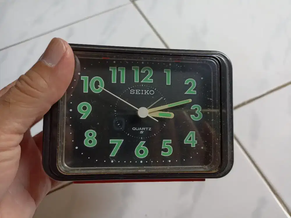 Jam Meja Vintage Seiko Original Gratis 1
