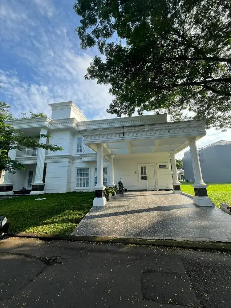 Rumah 3 lantai view golf lokasi cluster cempaka suvarna padi