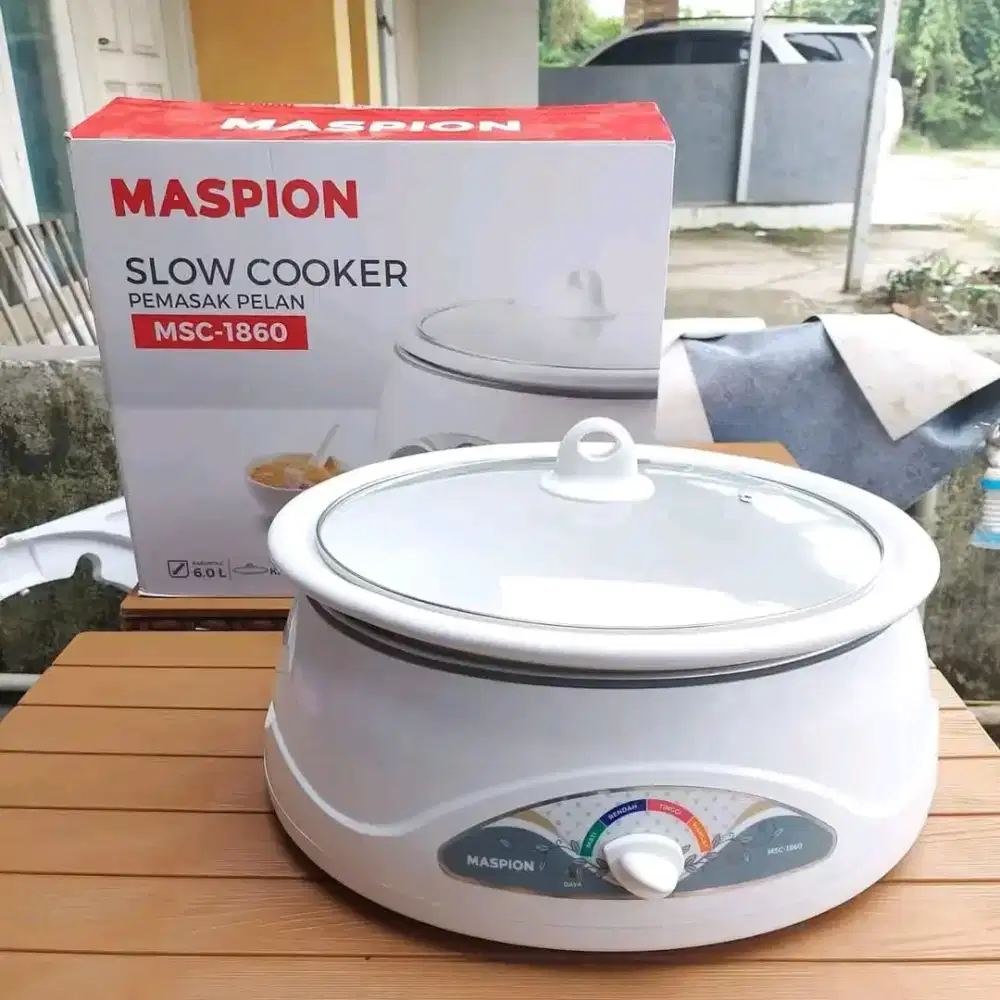 Slowcooker Maspion 6 Liter