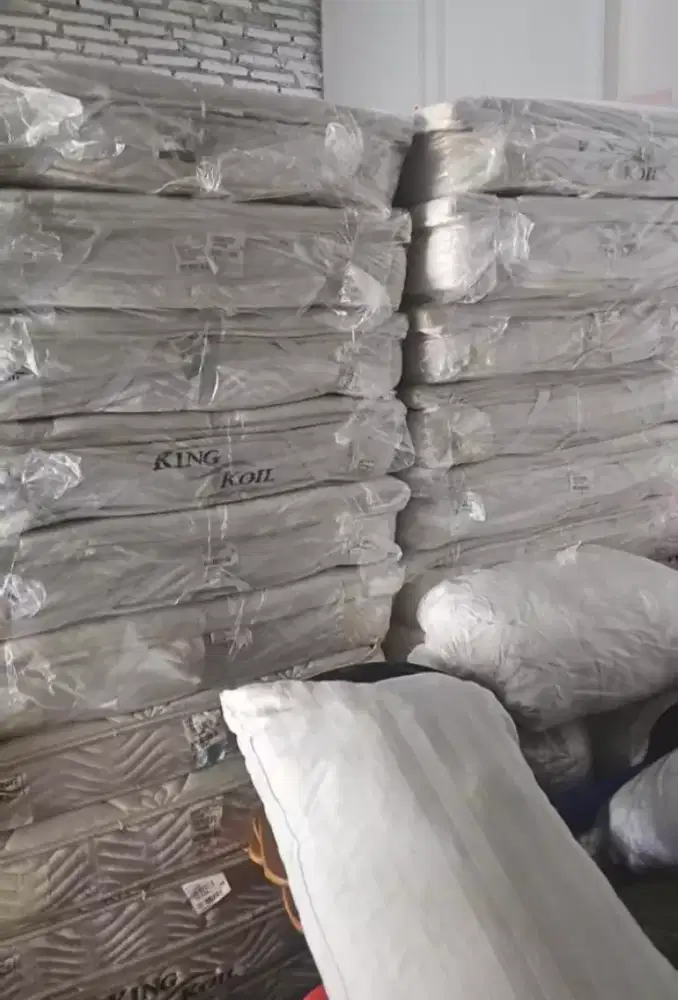 Jual murah matras latex King Koil plus topper uk 90