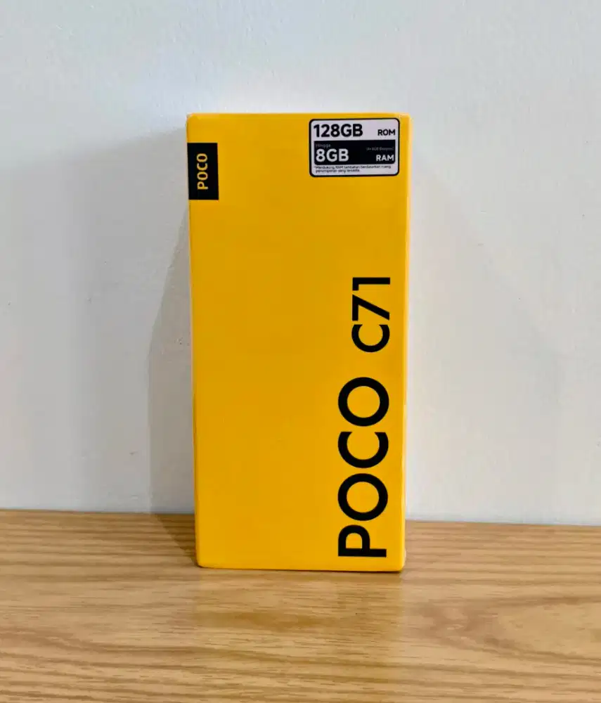 XIAOMI POCO C71 Ram 4/128 Baru Segel dan Bergaransi Resmi