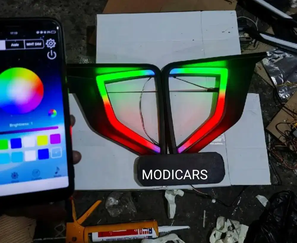 lampu DRL RGB  headlamp xpander SM pasang dtmpt anda