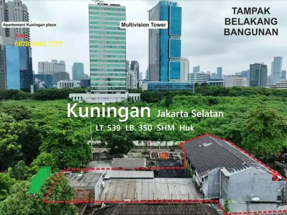 Tempat Usaha Hitung Tanah dkt Gedung Bertingkat area Kuningan, Jaksel