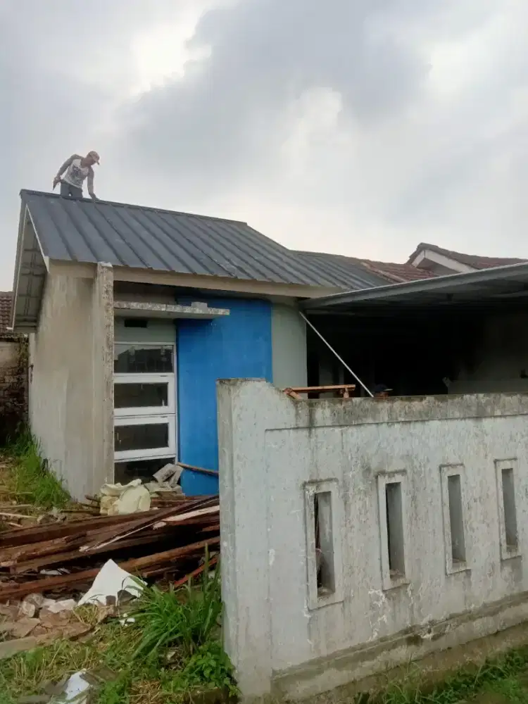 Kanopi bajaringan ganti atap rumah renopasi