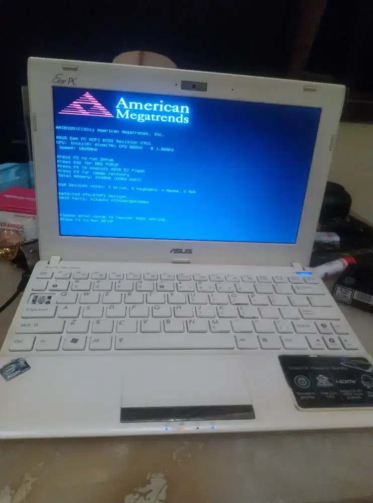 Notebook asus 1025c eee