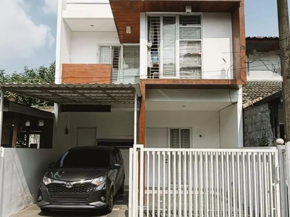 Rumah cantik minimalis dekat pintu tol parigi graha bintaro