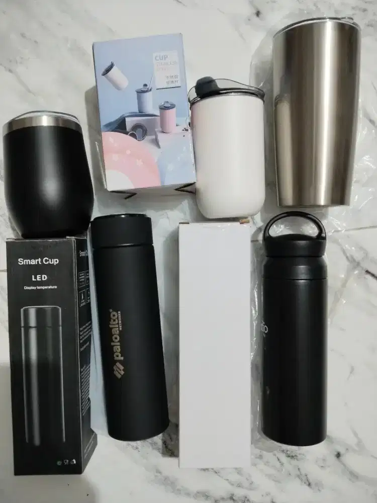 Tumbler air minum botol mug tahan panas dingin