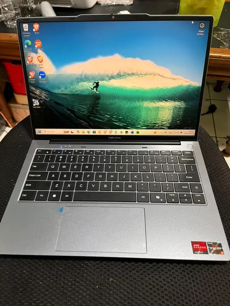 Laptop Advan WorkMate 12GB/256GB AMD Ryzen 5 3500 Baru seminggu second