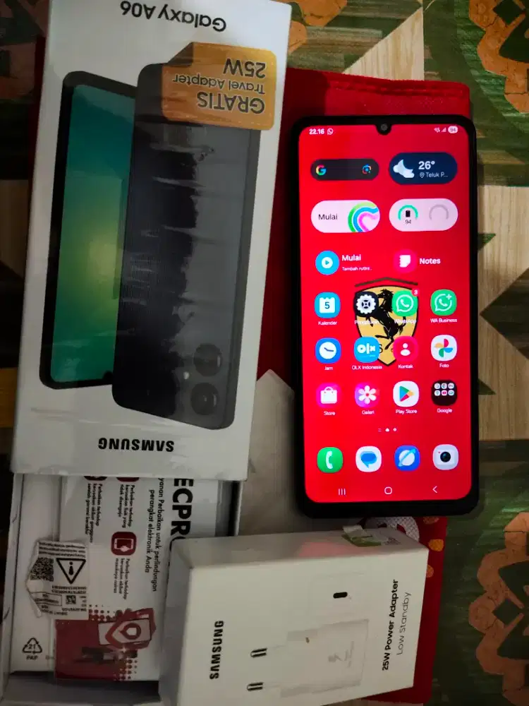 Samsung A06 ram 4/64 gb.