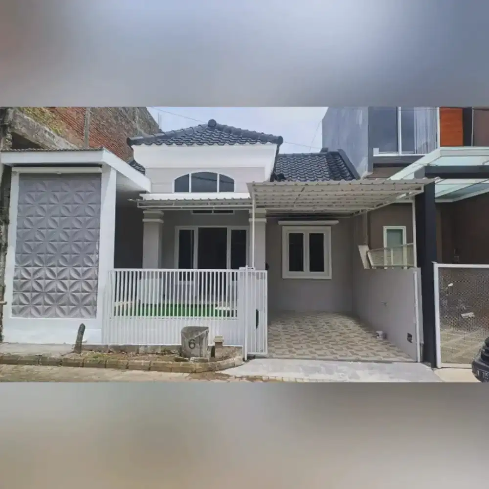 RUMAH BARU SIAP HUNI
LOKASI PERUMAHAN TIDAR , KOTA MALANG