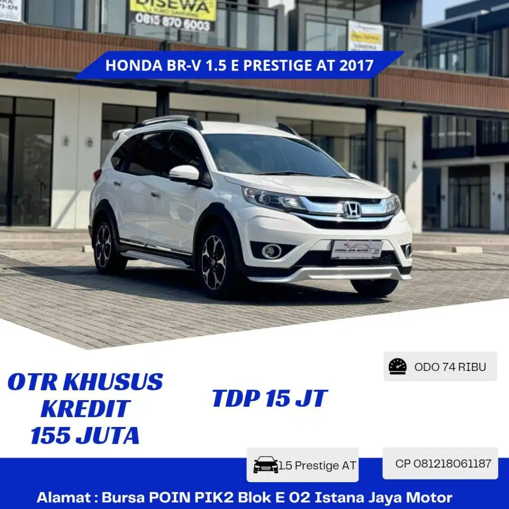 Honda BR-V 1.5 E Prestige AT NIK 2017 Putih