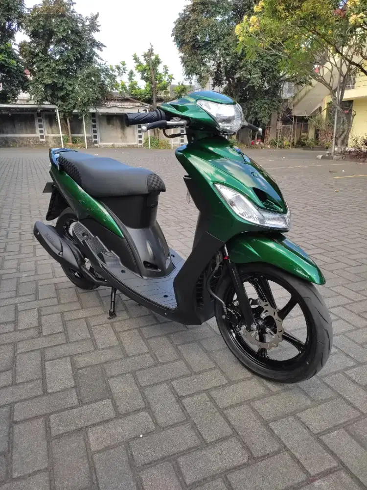 Yamaha Mio Smile Karbu Warna Hijau Restomod