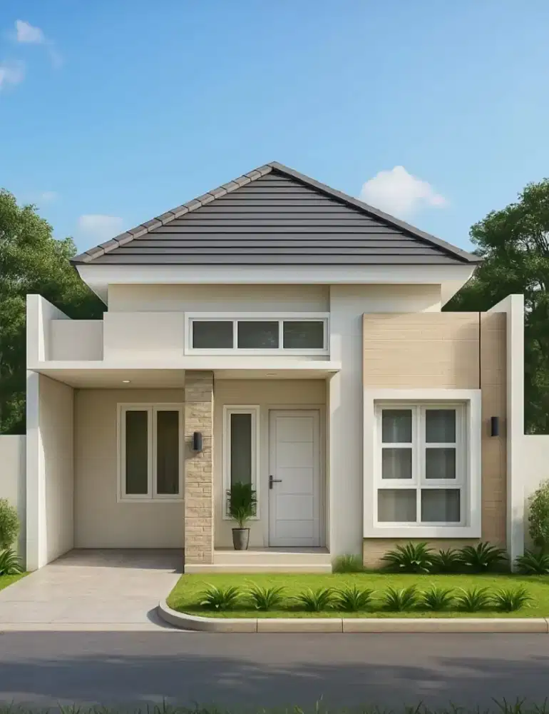 Rumah type 45 jantung kota banjarbaru