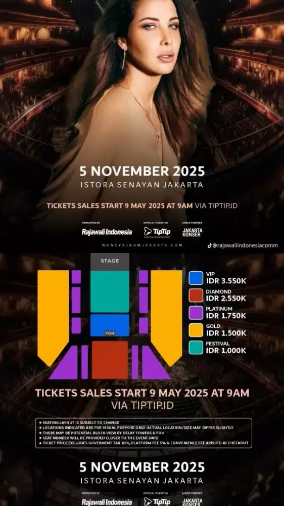 ticket konser Nancy Ajram