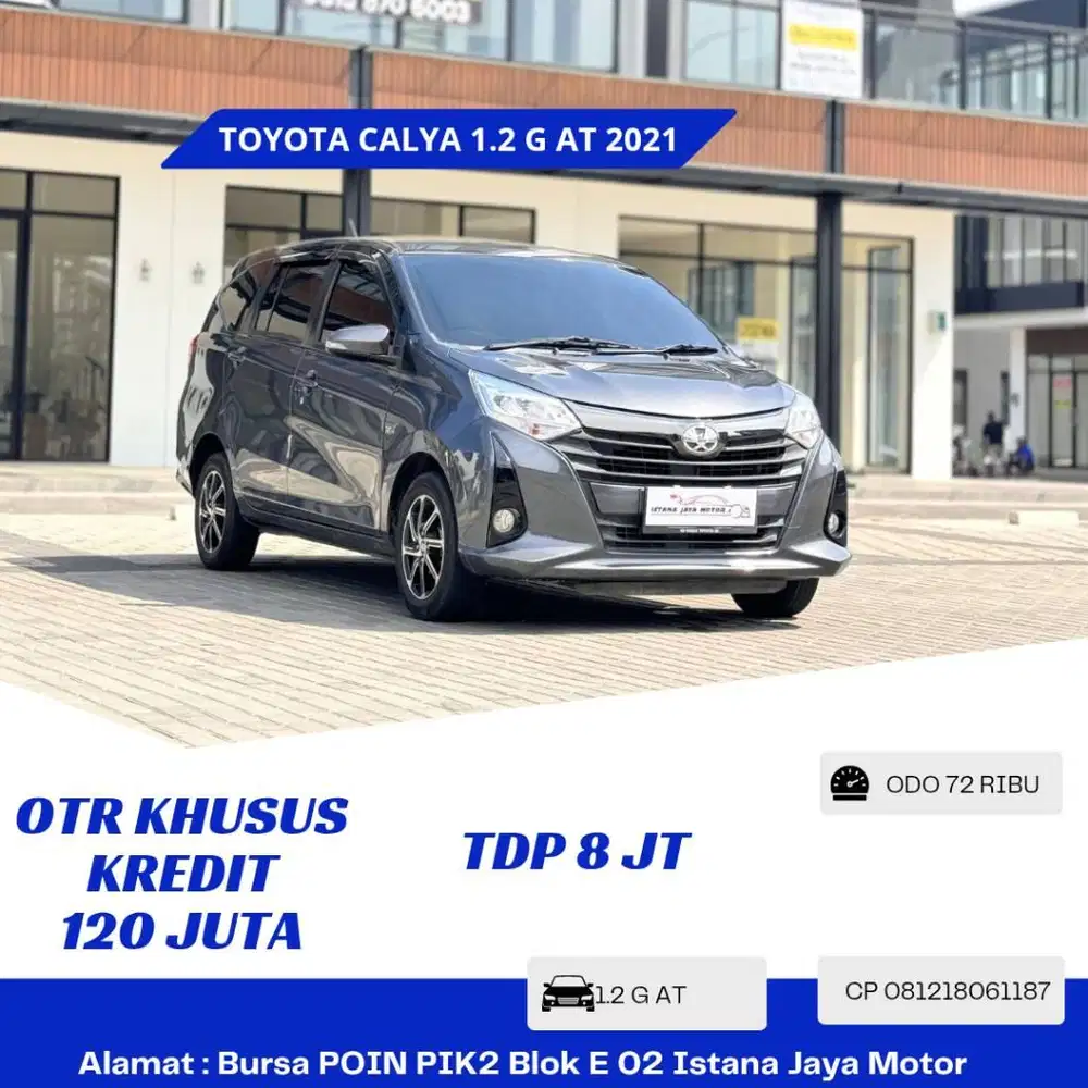 FACELIFT TOYOTA CALYA 1.2 G AT NIK 2021