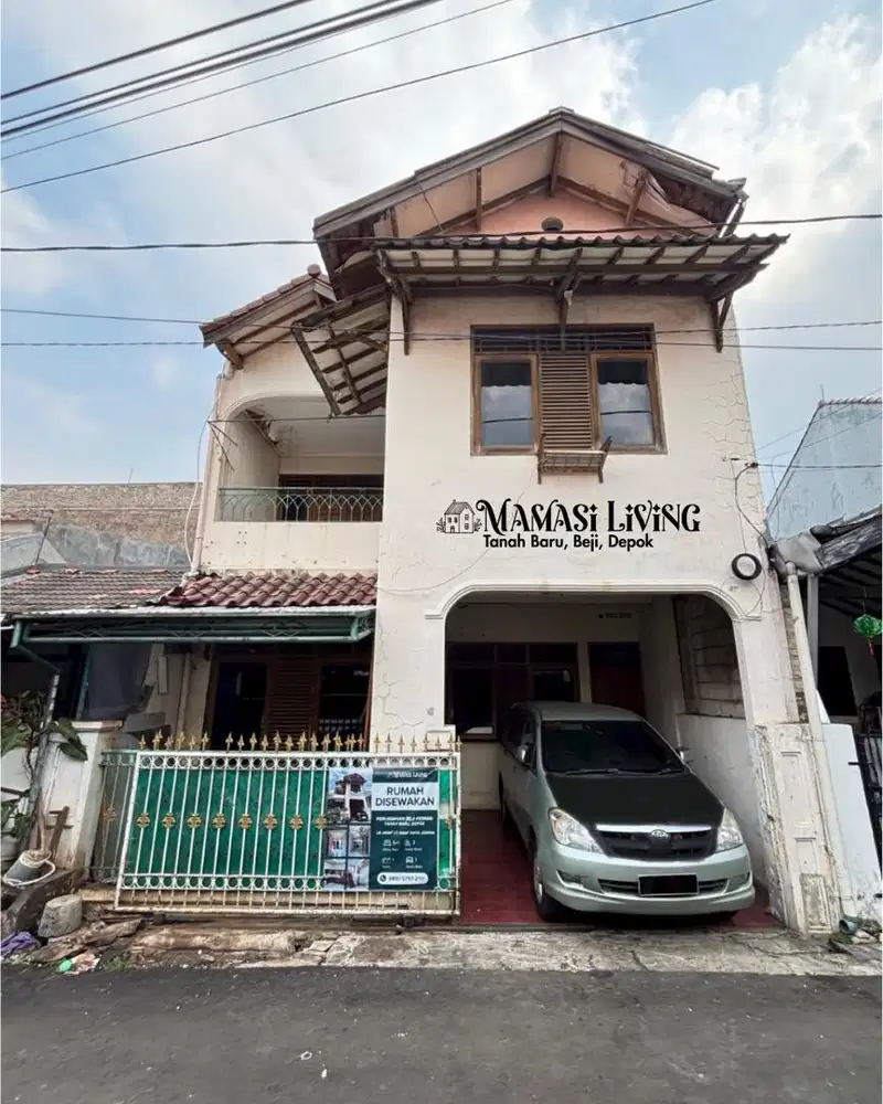 Disewakan Rumah 2 Lantai Tanah Baru Beji Depok