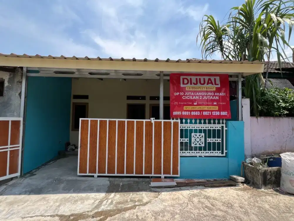 Rumah Siap Huni Cicilan 2 Jutaan Dekat Stasiun Bojong Gede Murah