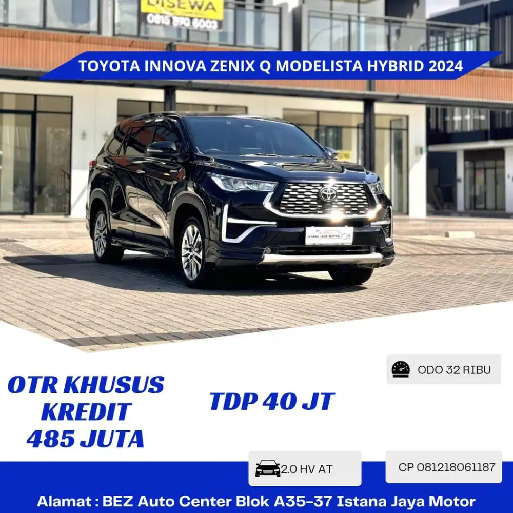 LOW KM Toyota Innova Zenix Q HV Modelista TSS AT 2024