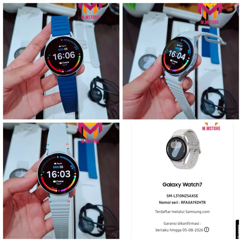 Samsung Galaxy Watch 7 44mm Usia 2 bulan Mulus fullset Smartwatch