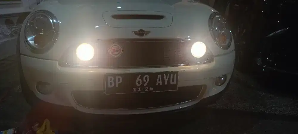 lampu tembak mini Cooper SM pasang sejadetabek