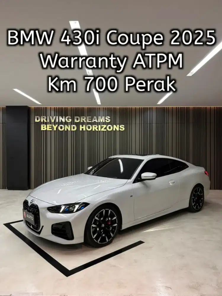 BMW 430i Coupe 2025 Putih Facelift B1709TAJ Km700Perak Nik 2024