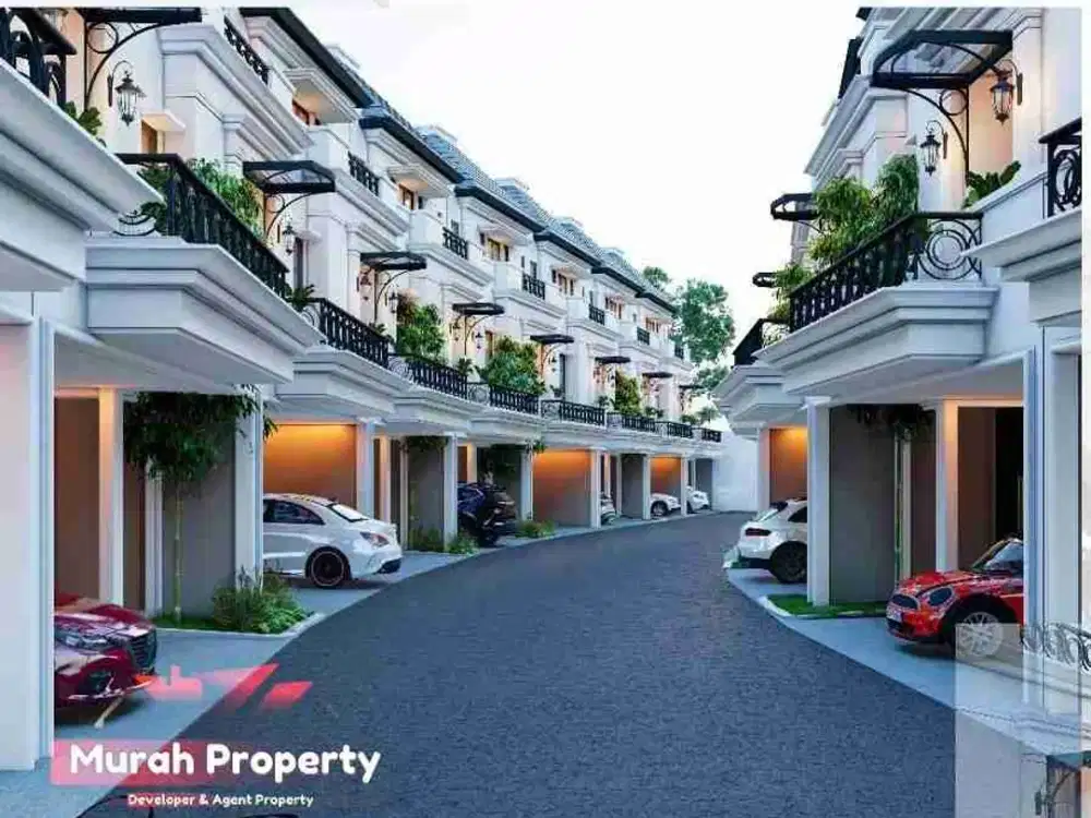 Rumah Mewah Dalam Cluster Di Pinggir Jalan utama Di Cibubur