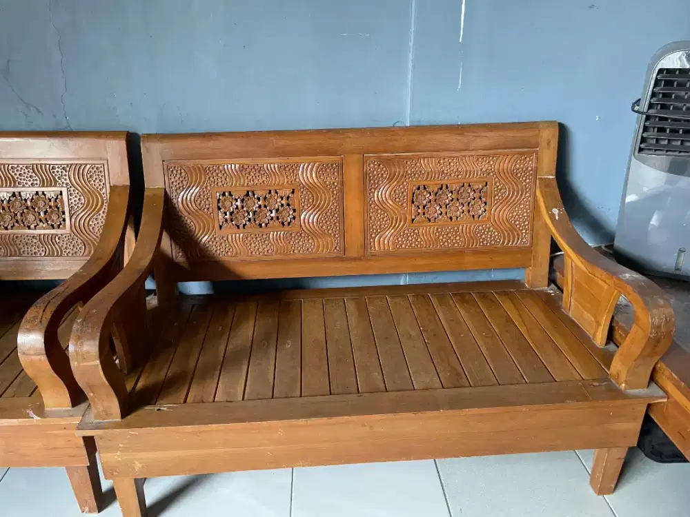 Kursi jati meja